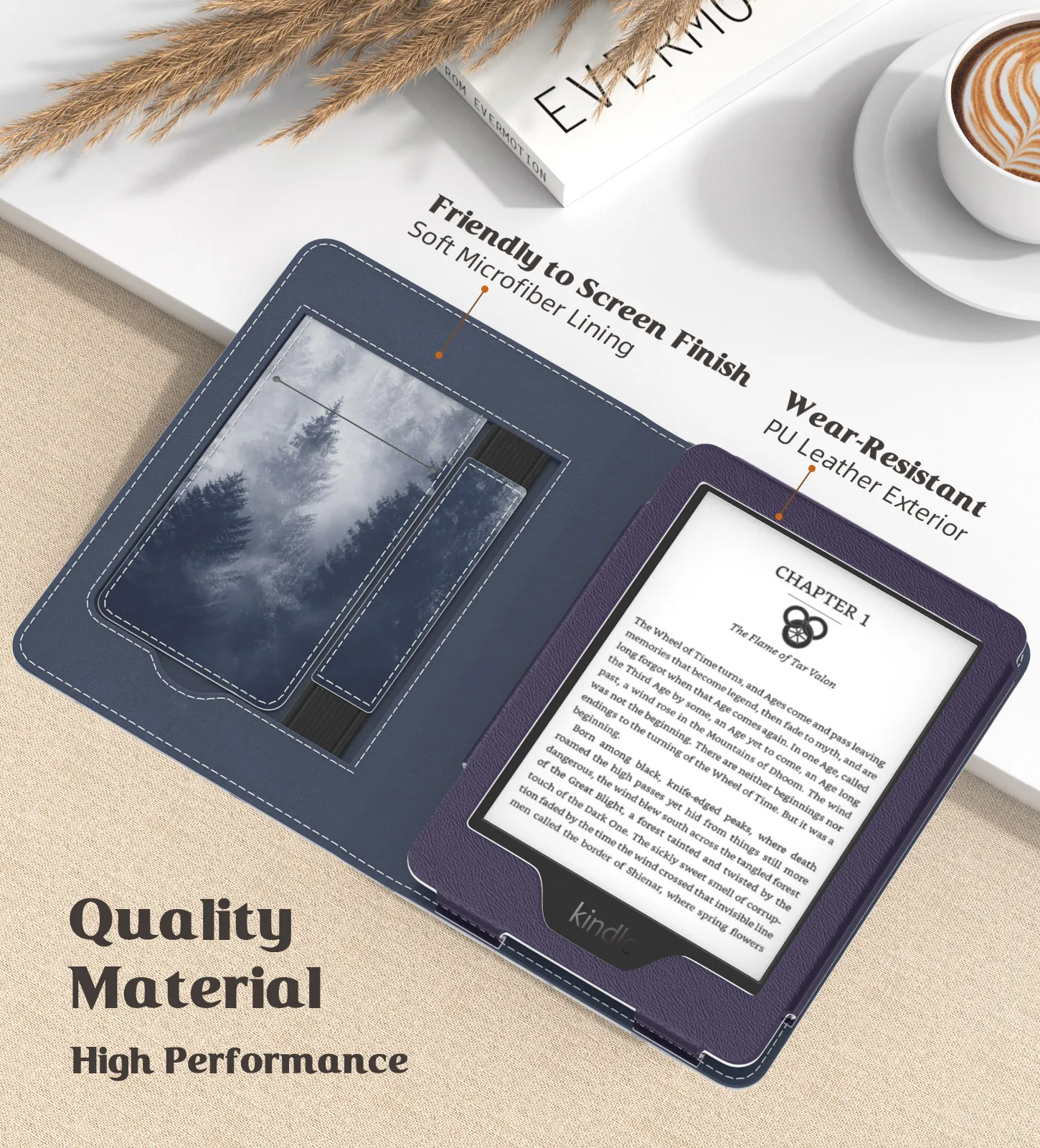 Custodia magnetica intelligente per il nuovissimo Kindle (rilascio 2022) custodia protettiva leggera integrata di 11a generazione per Kindle 10th Gen