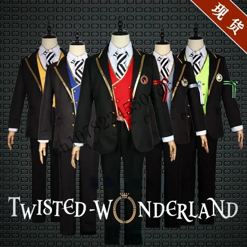 Anime Game Twisted Wonderland Cosplay Costume Men School Uniforms Riddle Floyd Lilia Costumes For Halloween Party CMM1501