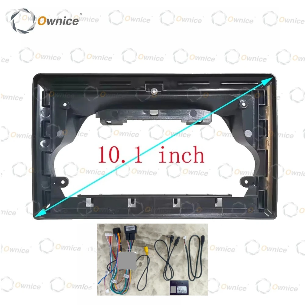 

Ownice 10.1" Car Frame Fascia Adapter Android Radio Dash Fitting Panel Kit for Ford Transit 350 2020 - 2023 Harness Canbus Box