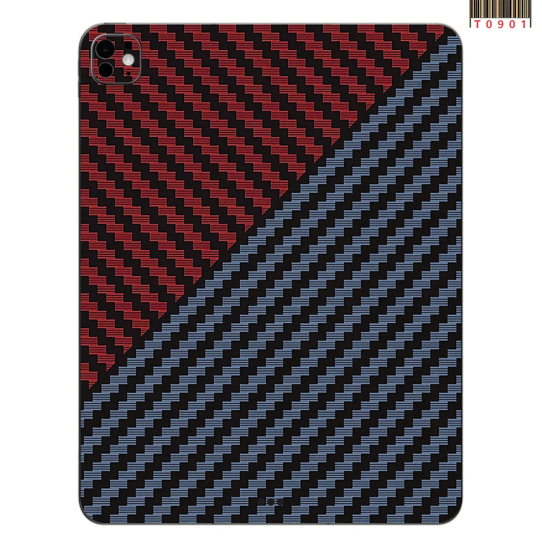 

Для iPad Pro 2022 2021 2018 12,9 11 Mini 7 6, полное покрытие из углеродного волокна, задняя пленка, наклейка, защитная наклейка для кожи