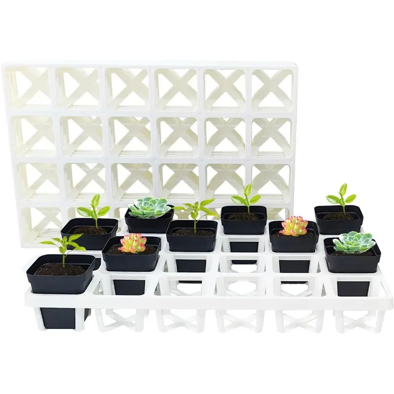 공장 직판 안정적인 친환경 플라스틱 이식용 씨앗 발아 화분 육묘 트레이