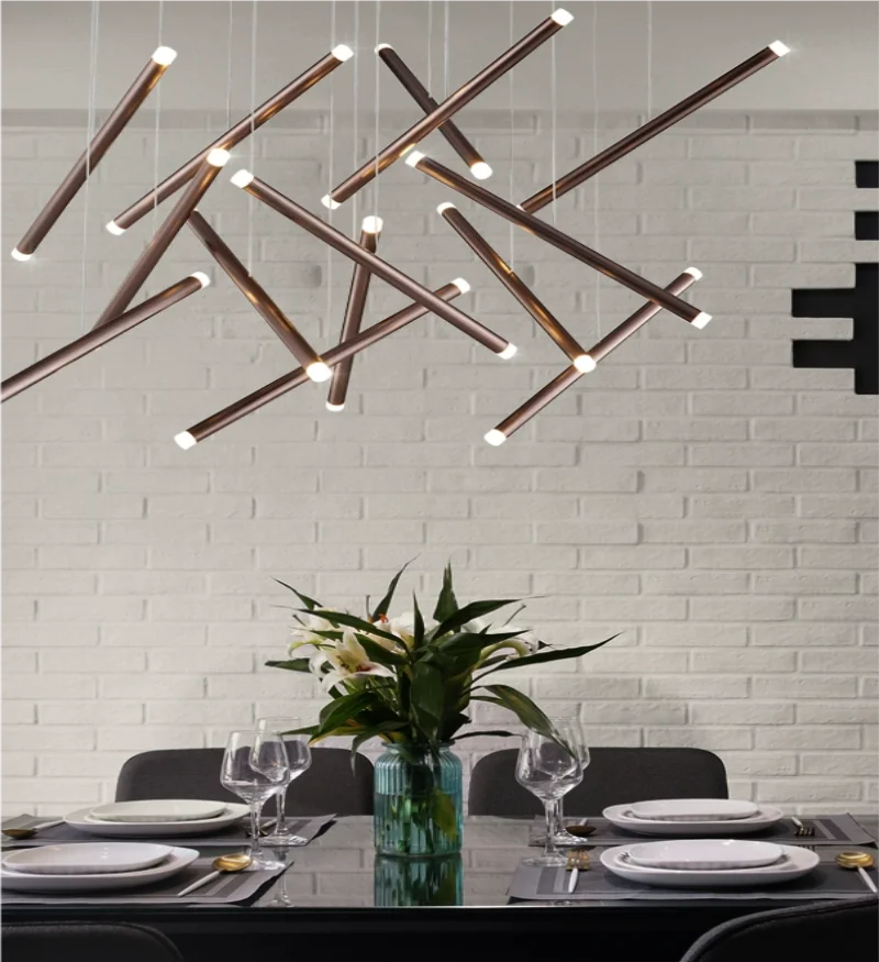 Modern Chandelier lustre Restaurant LED Lighting Chandelier Island Nordic simple decorative lights