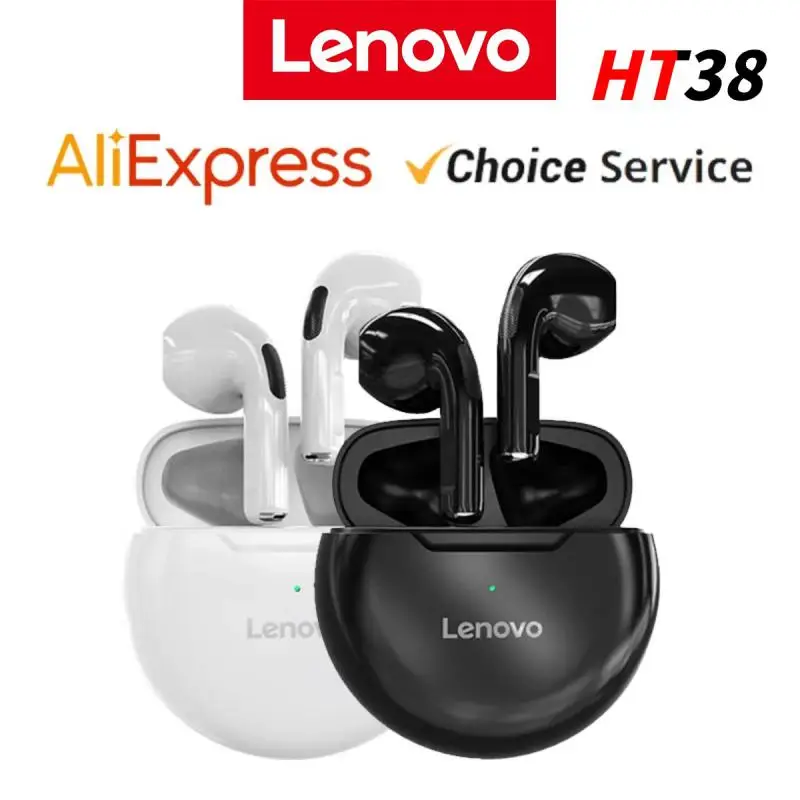 TWS-наушники Lenovo HT38 с поддержкой Bluetooth и ИИ-управлением