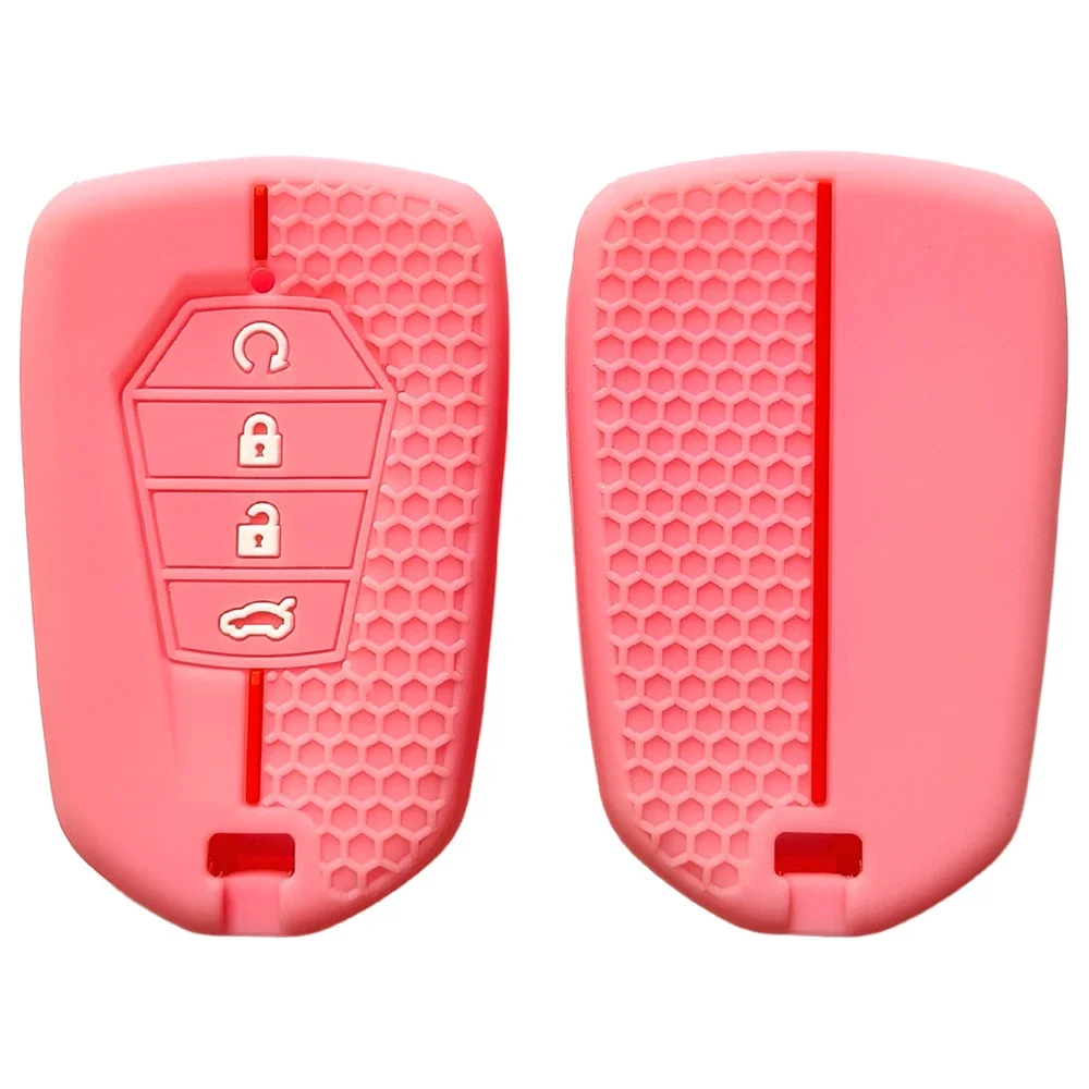 

4 Buttons Silicone Soft Car Key Cover For ISUZU Dmax D-max Mux 2021 2022+ D-max MU-X 3.0 Mux Remote Control Fob Key Cover Case