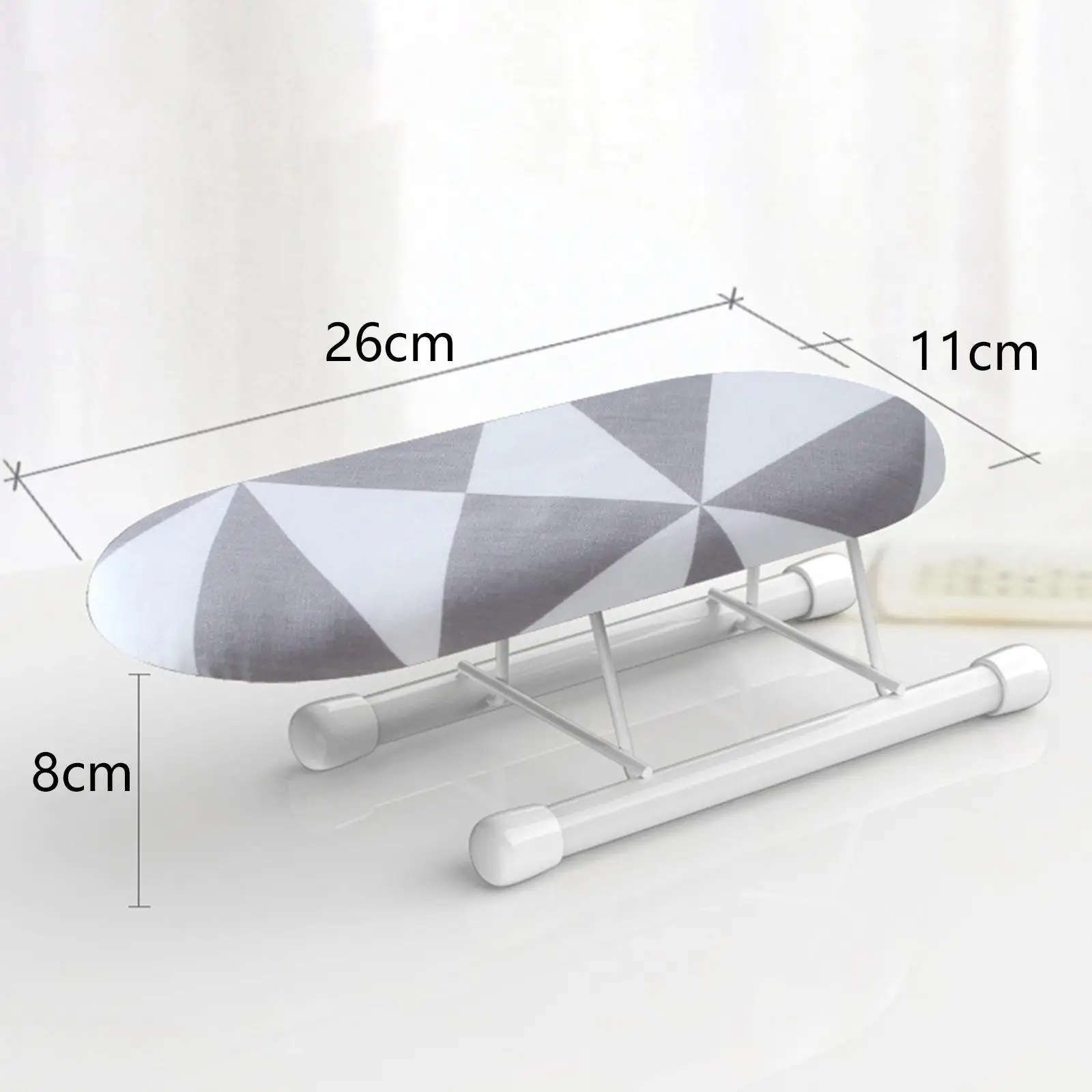 Small Folding Ironing Board Ironing Cuffs Neckline for Home Blue