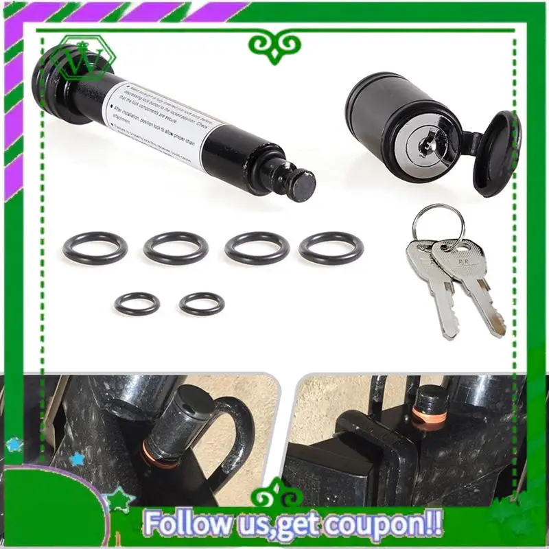 

AC34-Hitch Receiver Pin Lock, Trailer Receiver Lock, With 5/8Inch Pin For 2-1/2Inch Receiver Durable Easy Install