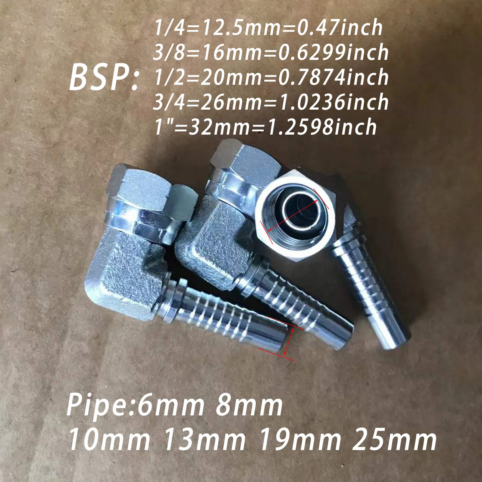 Pipe 6mm-25mm BSP: 1/4-1 