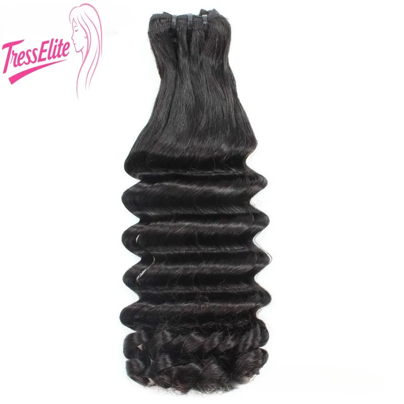 

Двойной рисунок, глубокий свободный, одна остановка, плетеная занавеска для волос, глубокий свободный парик, пучок волос, бразильский девственный Реми, легкий, удобный