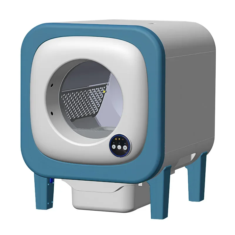 Fully Automatic Intelligent Cat Litter Box Large Capacity Cat Toilet with Infrared Sensor,Video Monitoring,APP Remote Control
