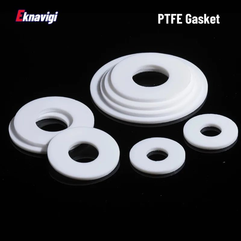 10/20/30/50PCS Micro PTFE Gasket Inner Diameter 3 4 5 6 8 MM Thickness 2 2.5 3MM High Temperature Resistant Flange Gasket