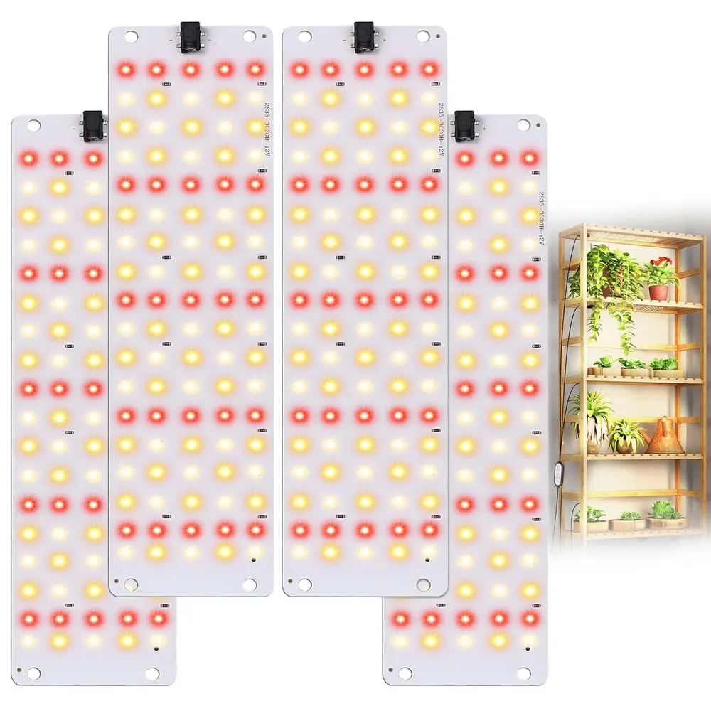 

Светильники для растений в помещении, 40-ваттные светодиодные фитолампы для выращивания в помещении, 360 светодиодов, полный спектр, для проращивания семян, L