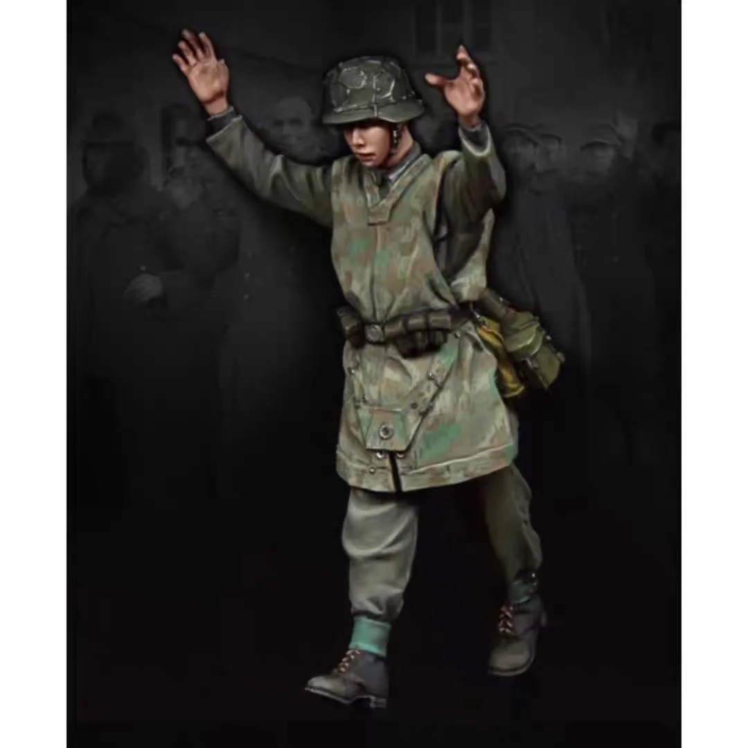 Kit de figurines en résine non peintes, prisonnier de guerre allemand de la seconde guerre mondiale, GK non assemblé et non peint, 1/35