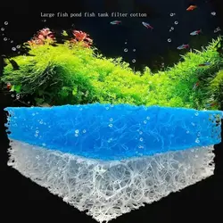 Aquarium Filter Super Thick Biochemical Filter Plastic Mesh Rattan Sponge for Aquarium Fish Tank Bio Cotton Foam Skimmer New 4CM