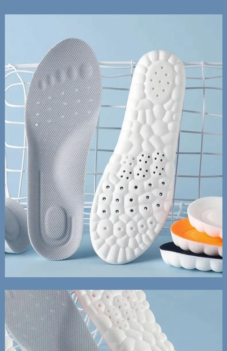 4D Cloud Einlegesohlen für Herren und Damen, stoßdämpfende Einlagen, weiche Memory-Schaum-Einlegesohlen für Schuhe, Stiefel, Sneaker, 1 Paar/3 Paar/5 Paar/8 Paar – Detail 13