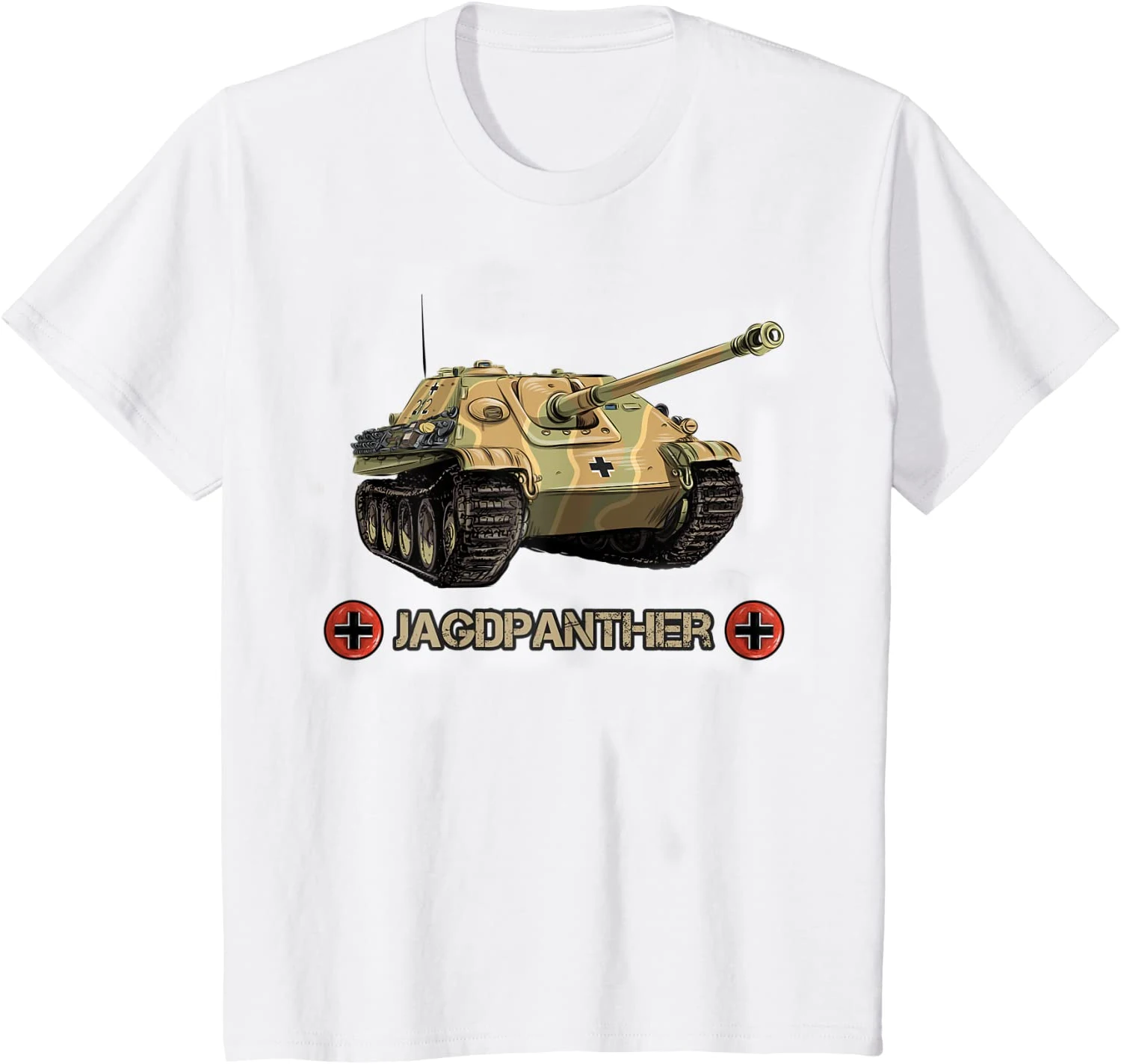 WWII German Anti Tank Jagdpanther Sd.Kfz 173 Tank Destroyer T-Shirt. Summer Cotton O-Neck Short Sleeve Mens T Shirt New S-3XL