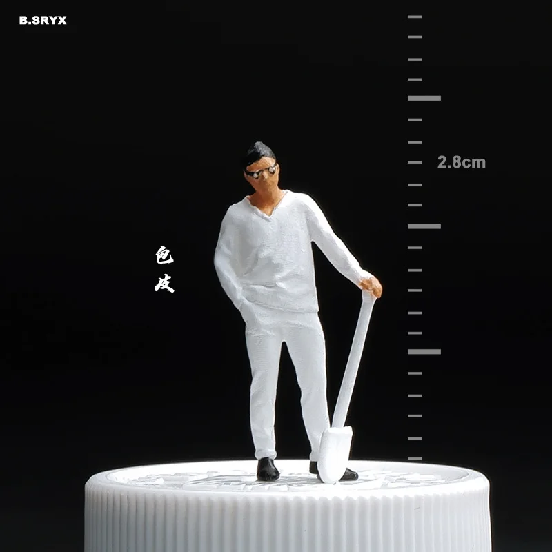 1:64 anime mini boneca figura modelo em miniatura fotografia adereços modelo de cena diy mesa areia paisagismo ornamento presente