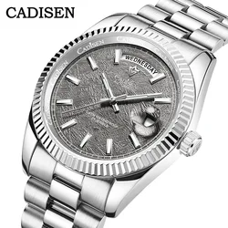 CADISEN New Mens Mechanical Automatic Watch Top Brand Luxury C3 Luminous AR Sapphire MIYOTA 8215 100M Waterproof Gift Watch Men