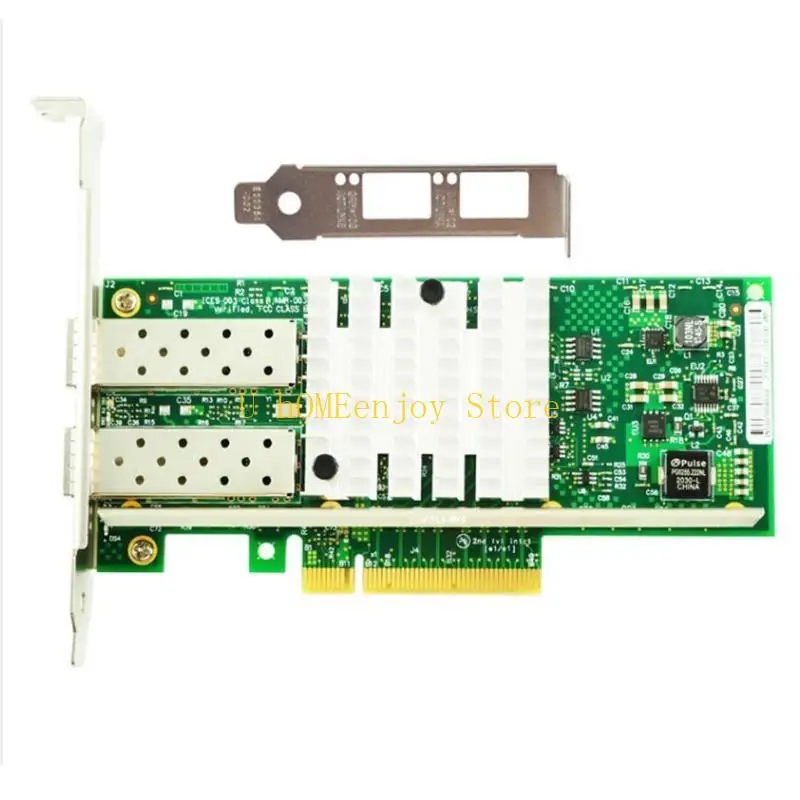 بطاقة الشبكة المتقاربة B0KF Ethernet 82599 رقاقة منافذ مزدوجة PCI-EX8 لـ E10G42BT