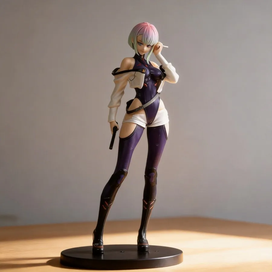 Cyberpunk 2077 Edgerunners Lucy David Pilar Rebecca Figura Decorativa de Colección