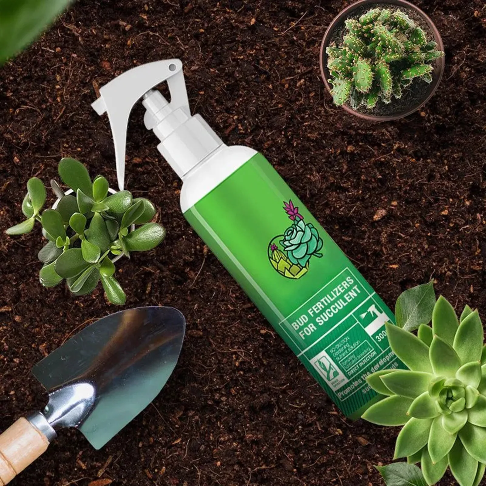Garden Care Fertilizer Growth Booster Liquid Plant Food for Cactus Aloe Jade Desert Rose Nutrient Solution