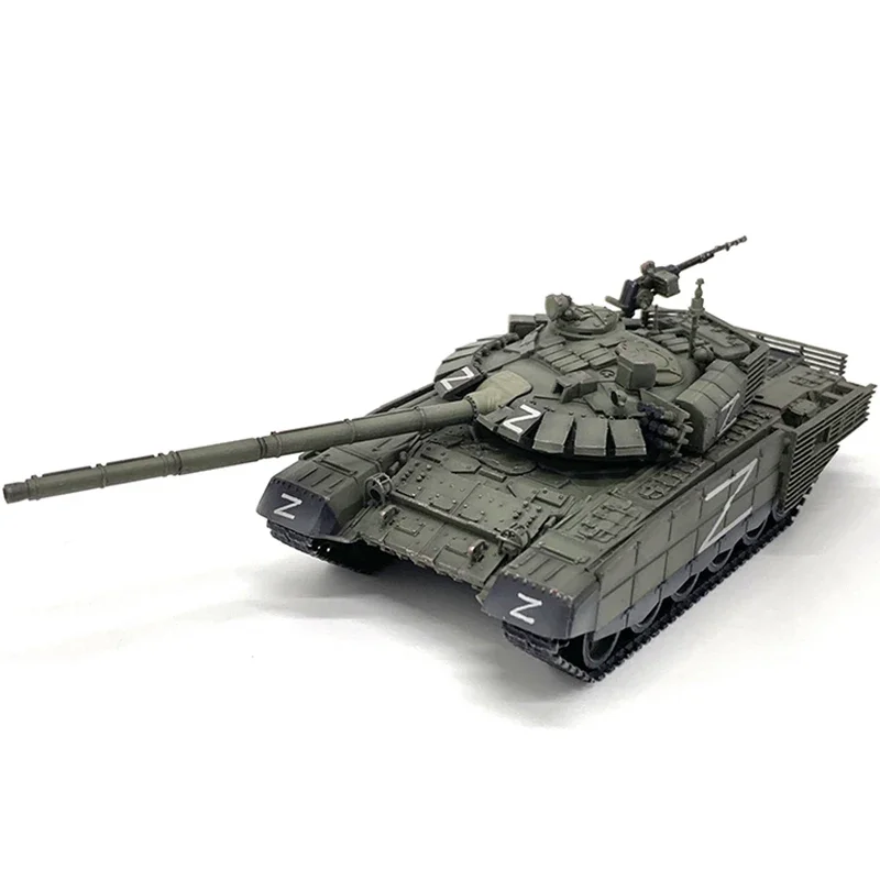 ARTISAN 1:72 Scale Plastic Russian Military Operation Z-T-72B3 T72 Main Battle Tank Model Combat Track Type Classics Adult Gifts