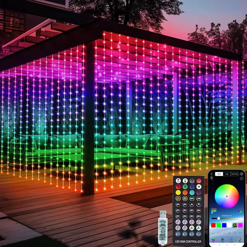 1-2pcs-smart-led-curtain-lights-3mx3m-usb-string-lights-with-bluetooth-app-timer-music-sync-christmas-curtain-string-outdoor