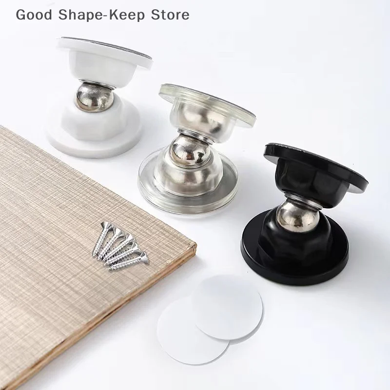 Tope de puerta magnético fuerte de silicona anticolisión tacto silencioso para Hotel hogar armario baño 1 Uds