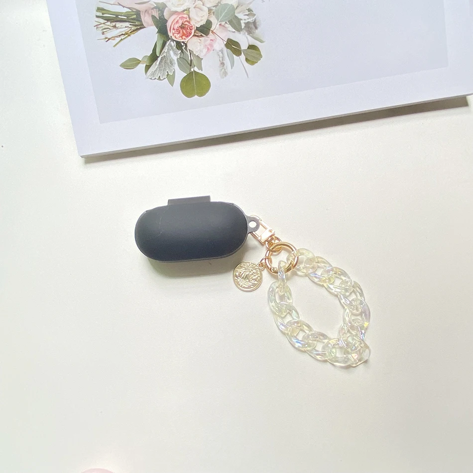 Ins flor fone de ouvido caso, silicone caso para haylou gt1/gt7/gt6/w1/gt5/gt3