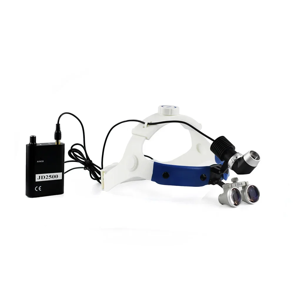 High power 10w  magnifier loop loops with head led medical surgical headlight with magnifying glasses for surgery