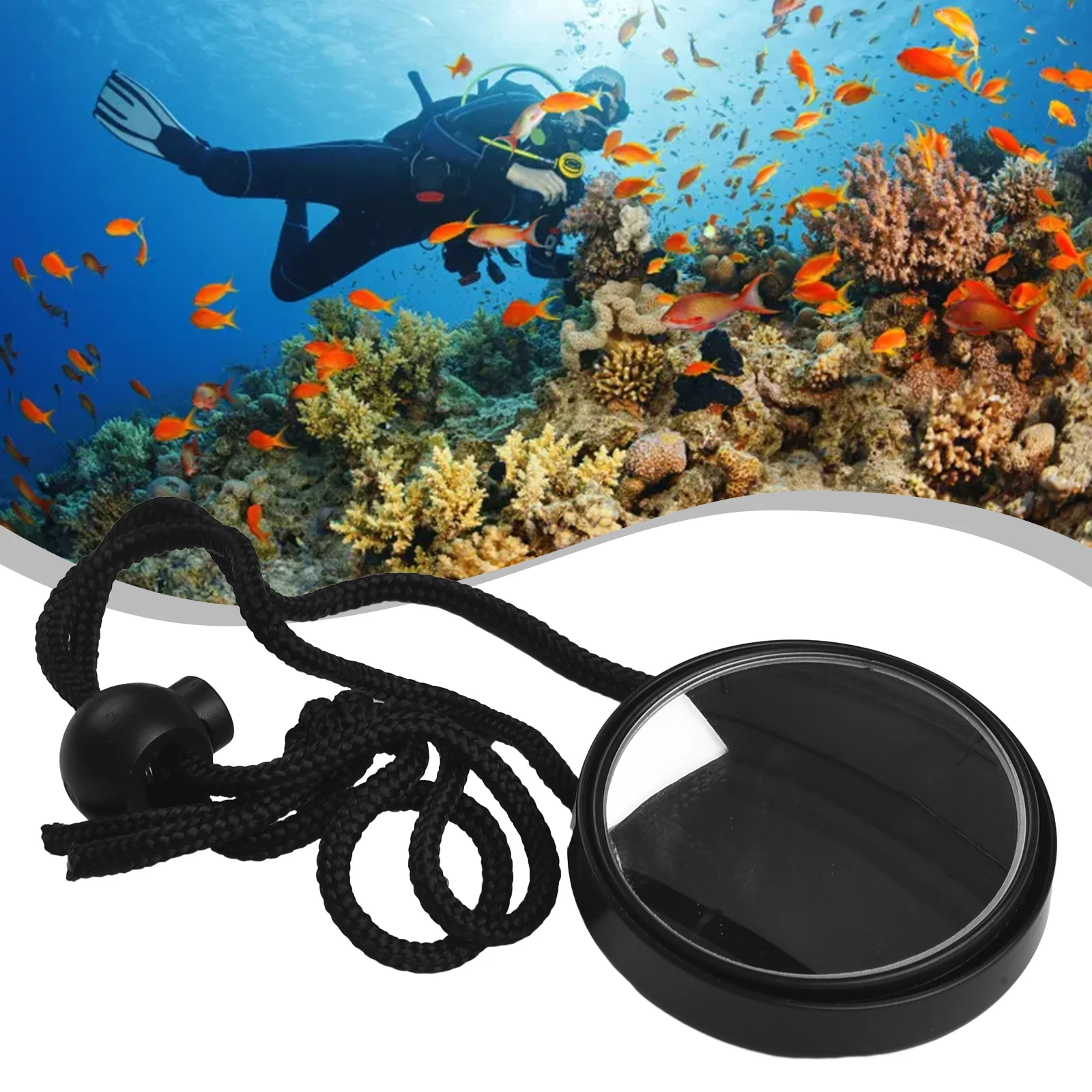 With Cord Diving Rearview Mirror Water Sports Adjustable Dive Safety Equipment 360° Accessories Scuba Tool Tool