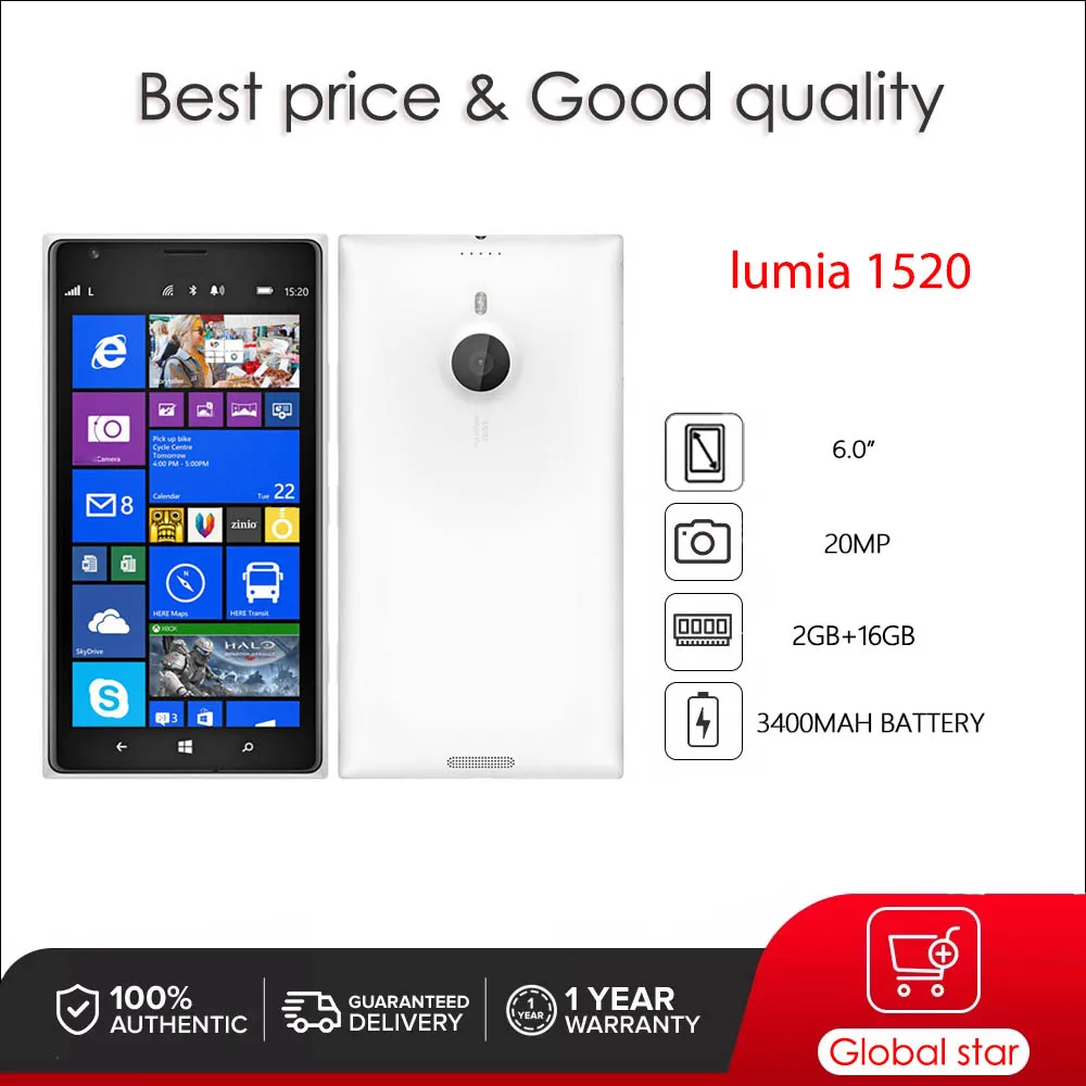 lumia celular bluetooth original 1520 4g 20mp 60 wifi 2gb mais 32gb feito na suecia 01