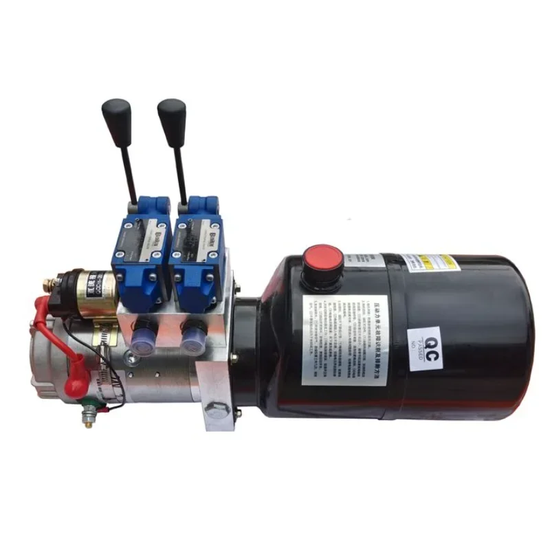 Power unit 12V24V48V60V72 manual reversing valve distributor distribution valve small hydraulic station lift