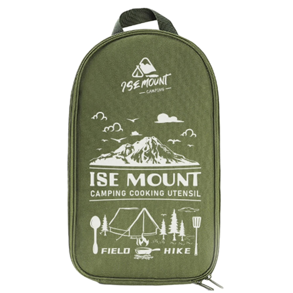 حقيبة أدوات طهي من قماش أكسفورد ، منظم أواني الطبخ ، سعة كبيرة ، حقيبة أدوات مائدة للشواء للنزهات ، مستلزمات تخييم خارجية #5