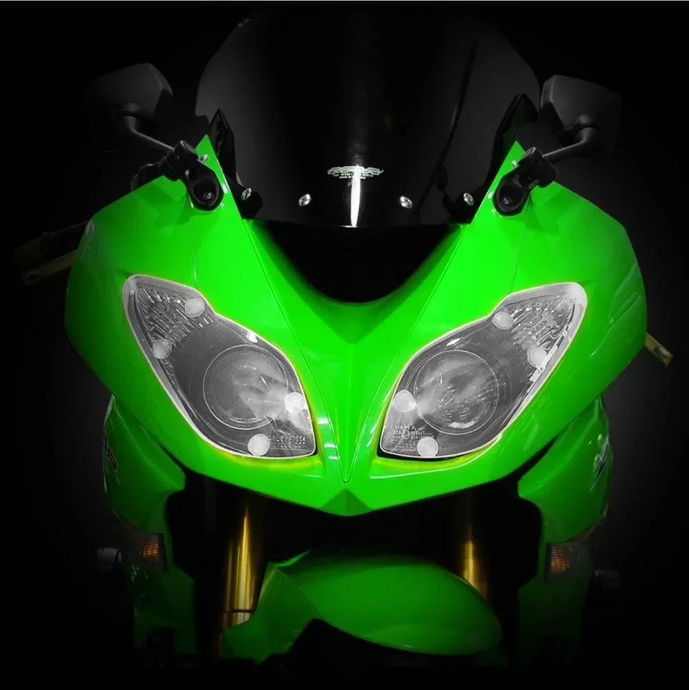 

Для KAWASAKI ZX-6R ZX6R ZX 6R 2009-2018 аксессуары для мотоциклов Защитная крышка фары прозрачная