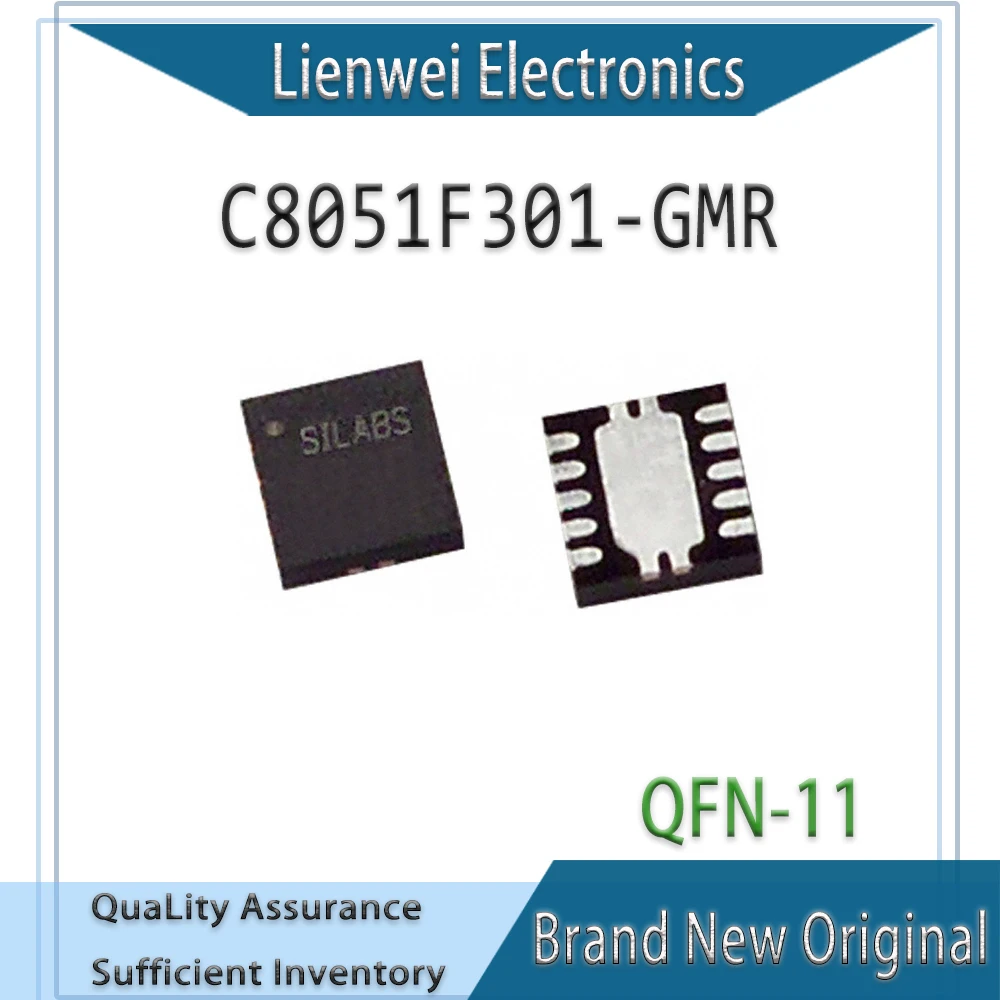 

100% New Original F301 C8051F301-GMR C8051F301 IC MCU Chipset QFN-11