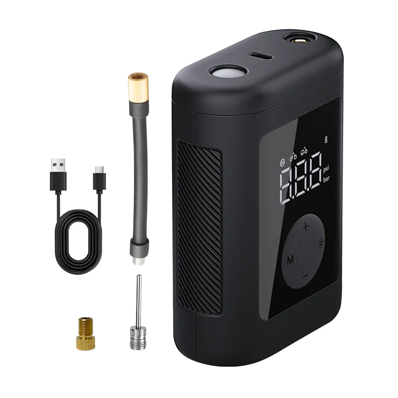 portable-digital-car-tire-inflator-with-pressure-gauge-tire-pressure-detector-dc-74v-plastic-material-max-150psi-fast-inflation