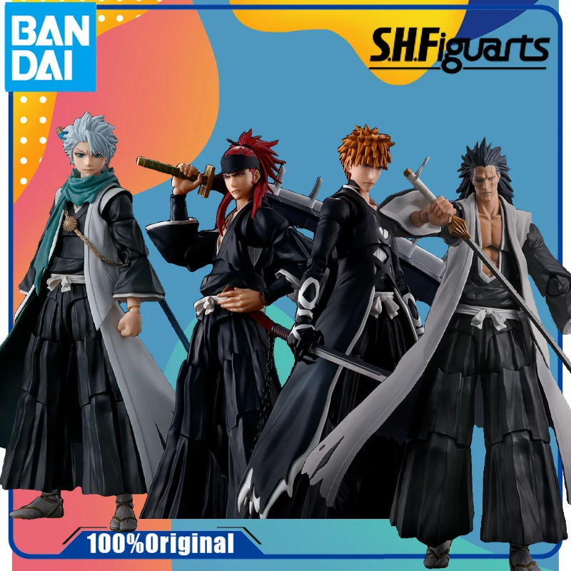 

В наличии, оригинальные Bandai OriginalSHF Bleach, аниме-фигурки, сборка игрушек, подарочная коллекция, модель, украшения