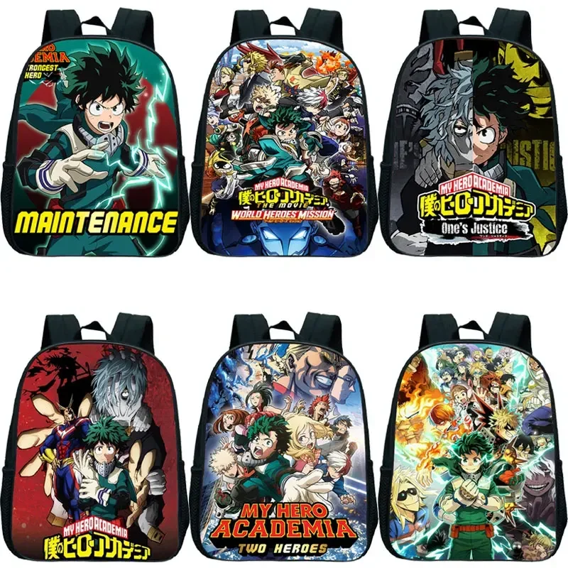 My Hero Academia Backpack kids Kindergarten Bags Children School Bags Boys Girls Cartoon Bookbag Boku No Hero Academia Mochila