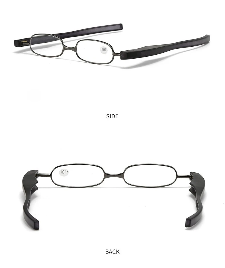 360 Grad drehbare Lesebrille mit faltbarer und tragbarer, ultraleichter Lesebrille für Menschen mittleren Alters und ältere Menschen – Detail 9