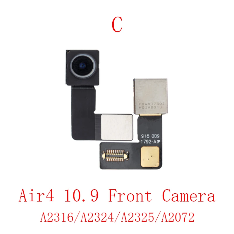 Small Front Camera For Ipad 9 10.2 A2602/3/4 Air4 10.9 A2316 A2324 Pro 9.7 Mini 5 A2124/16 Main Big Back Rear Camera Flex Cable