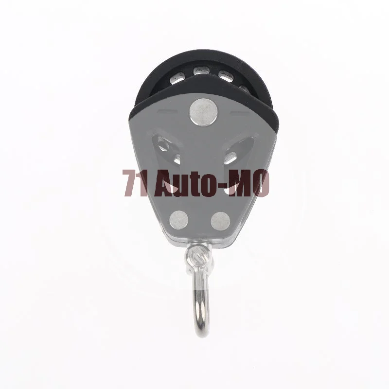 Practical Sailboat Rope Runner Sheave Block High Load Plain Bearing Durable for Marine Sailing Hoisting Tasks