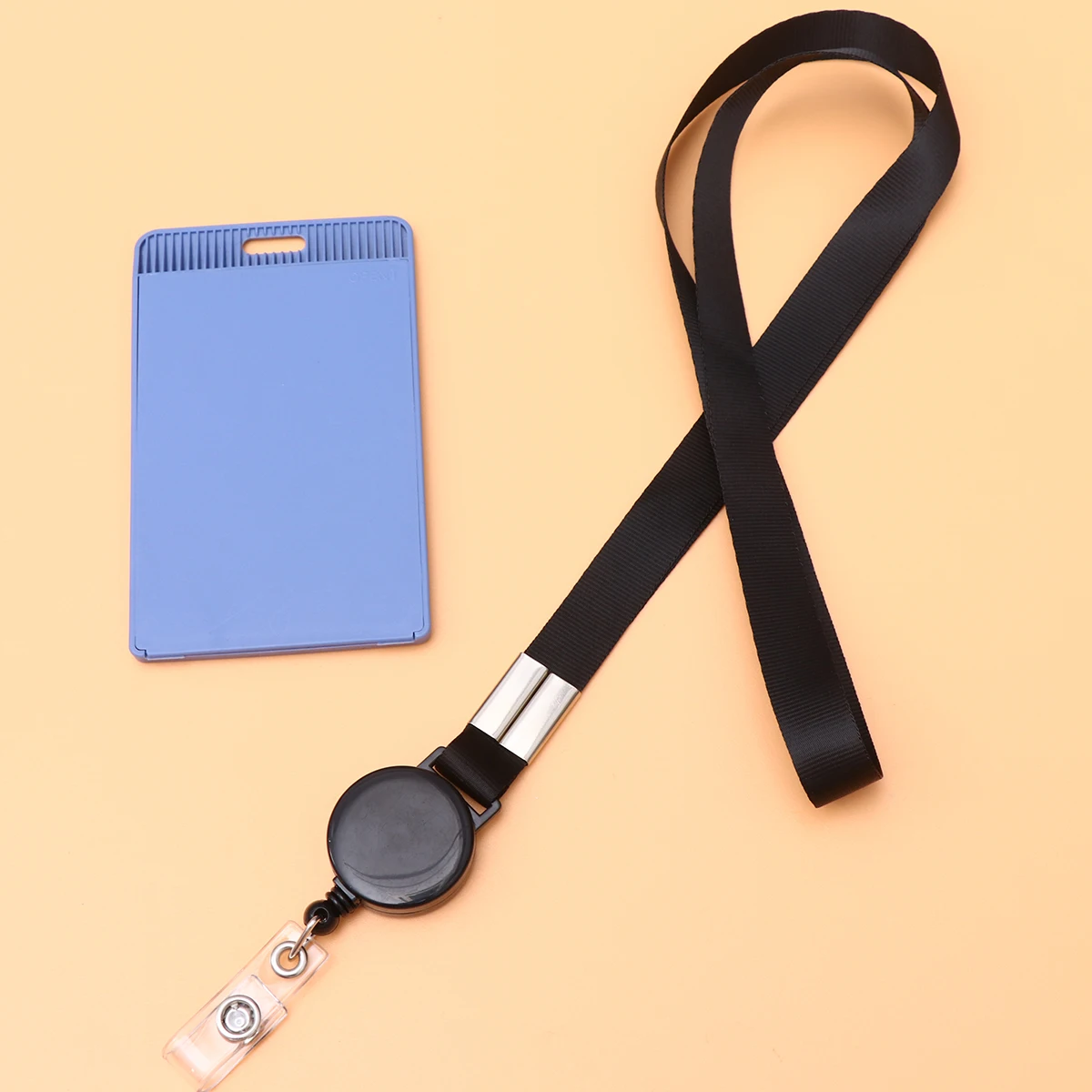 

Black Lanyards for Id Holder Badges Card Keychain Rope Long Time Comfortable Neck Referees Students Workers