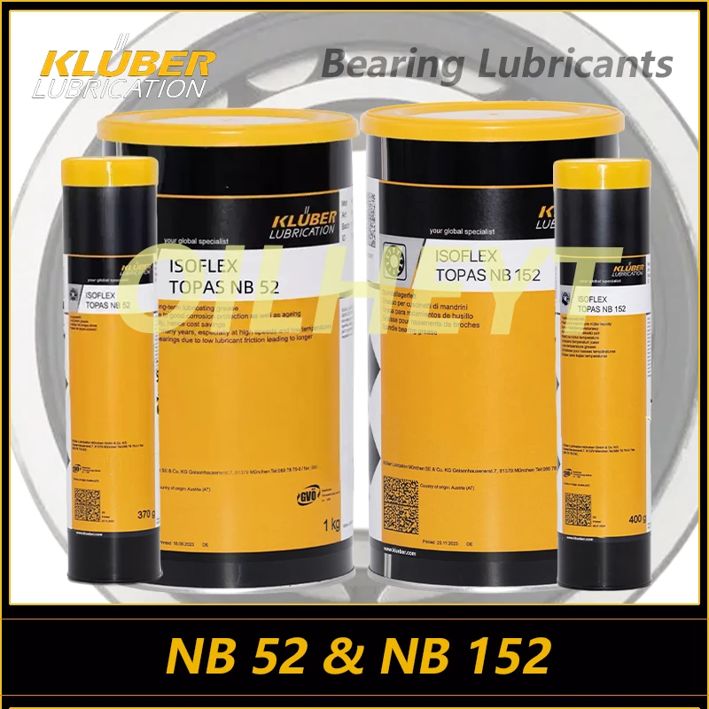 

KLUBER ISOFLEX TOPAS NB 152 NB52 Rolling and Plain Bearings Subject To High Speeds and Loads Tooth Flanks in Precision Gears