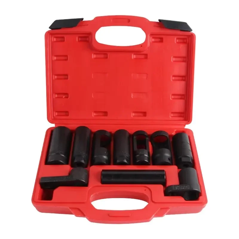 Auto Repair Tool 10pcs Diesel Oxygen O2 Sensor Socket Set