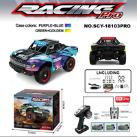 SCY 18103 PRO 1/18 RC 4WD Big Foot 50km/H High Speed Off-Road Vehicle Climbing Big Foot Model Car Toy for Adults, Kids