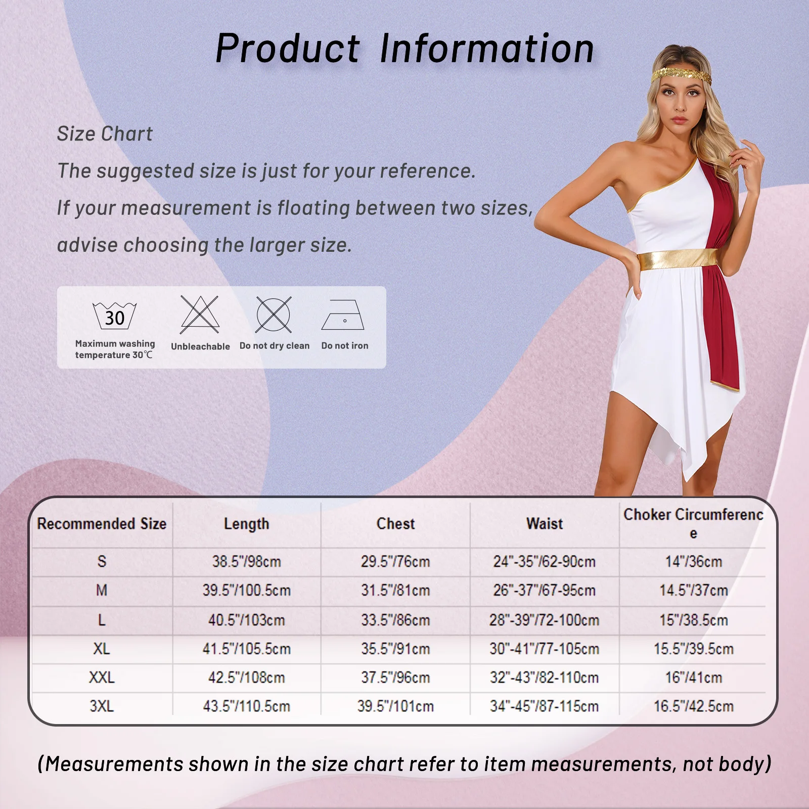 Men Women Roman Ancient Greek Godess Toga Cosplay Costume One Shoulder Dress Robe with Headband Set for God Princess Roleplay