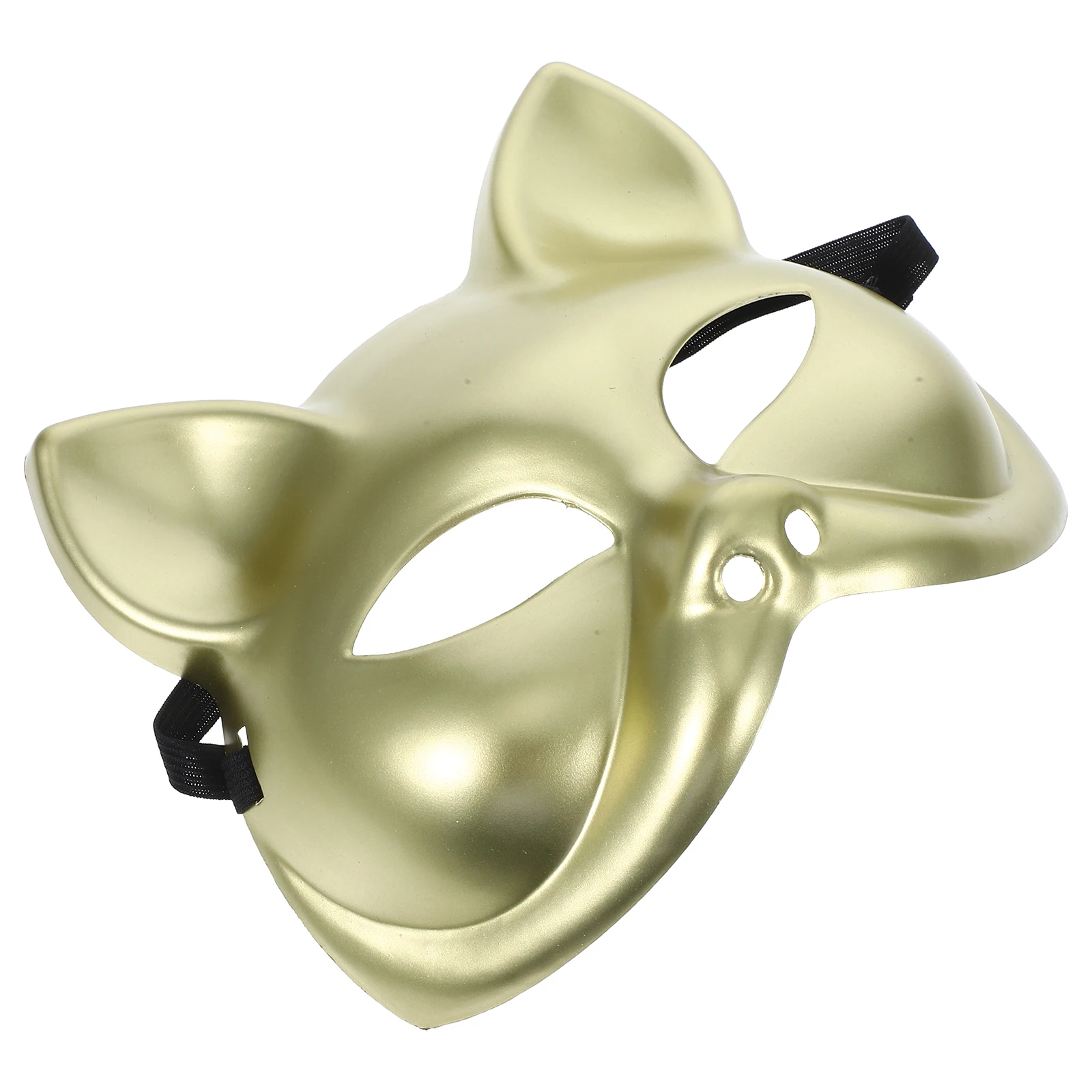 

DIY Unpainted Blank Fox Mask Plastic Safe Masquerade Halloween Party Cosplay Prop for Adults Creative Design DIY Fox Mask