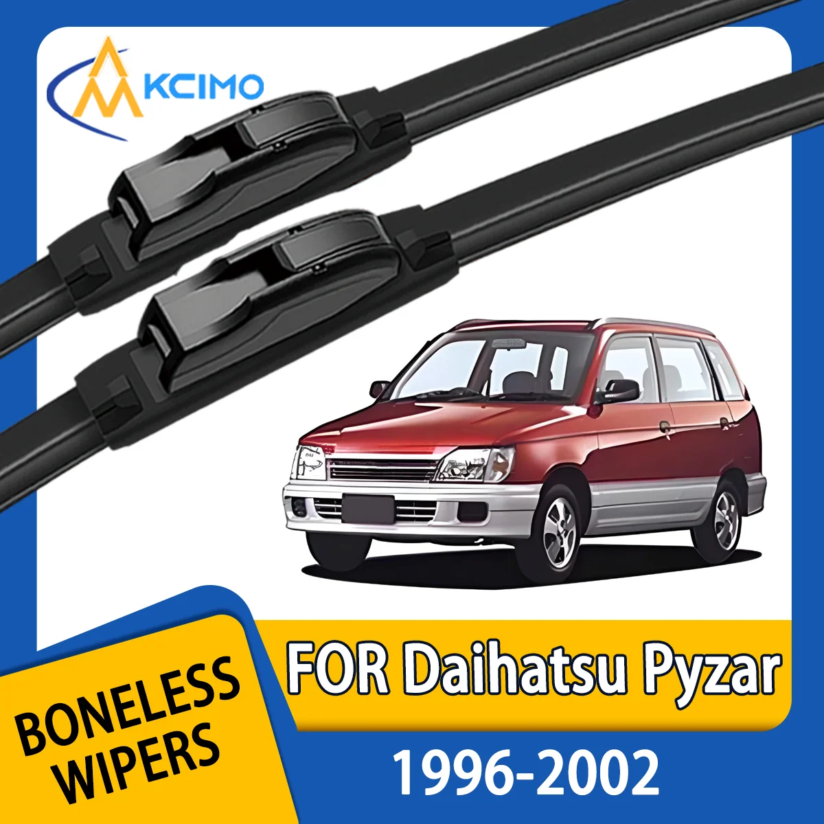 

KCIMO 2PCS New Front Windshield Wiper Blade for Daihatsu Pyzar G300 1996-2002 Daihatsu Gran Move Front Windshield Accessories