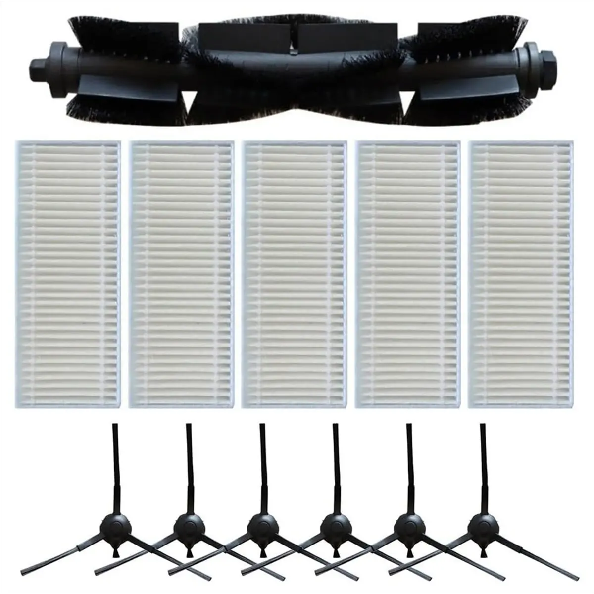 

Accessory Kit for X-Plorer S135 S140+ RR91C5WH, Main Roller Brush Side Brushes Filter Vacuum Replacement Parts Set [BWASCLIM]