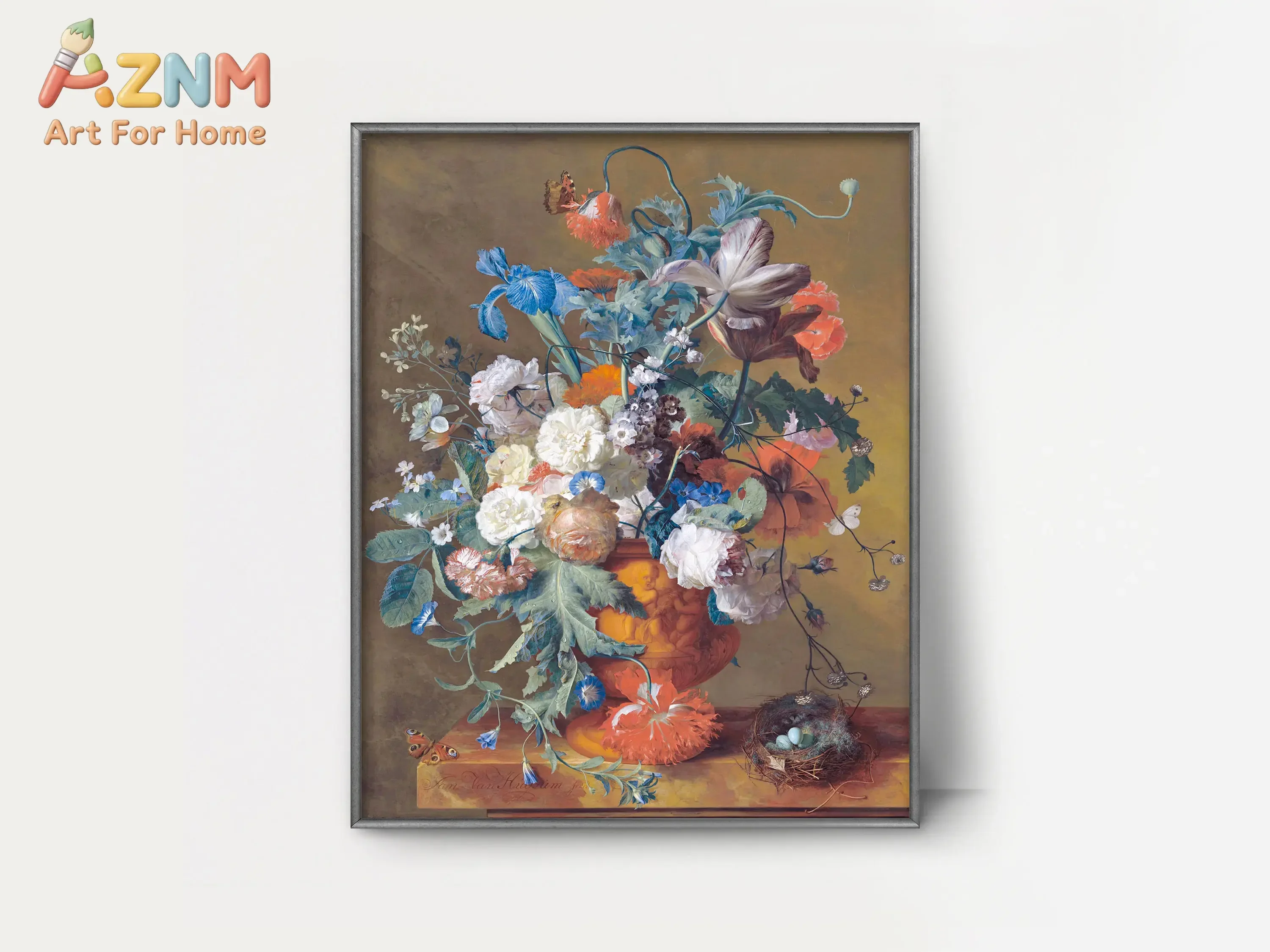 Floral Blush Pink Roses Crystal Vase Manet Van Gogh Flowers Poster Print Wall Art Pictures Canvas Painting Room Home Decor Gift